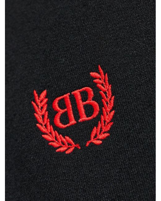Balenciaga Black Laurel Classic Polo Shirt for men