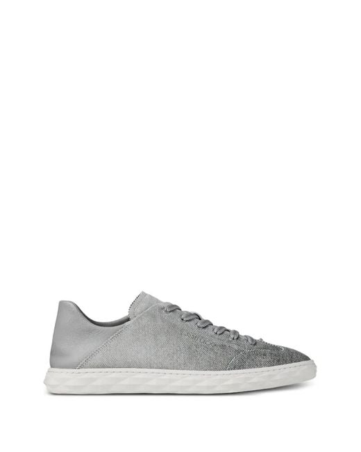 Jimmy Choo White Diamond Flex Sneakers for men