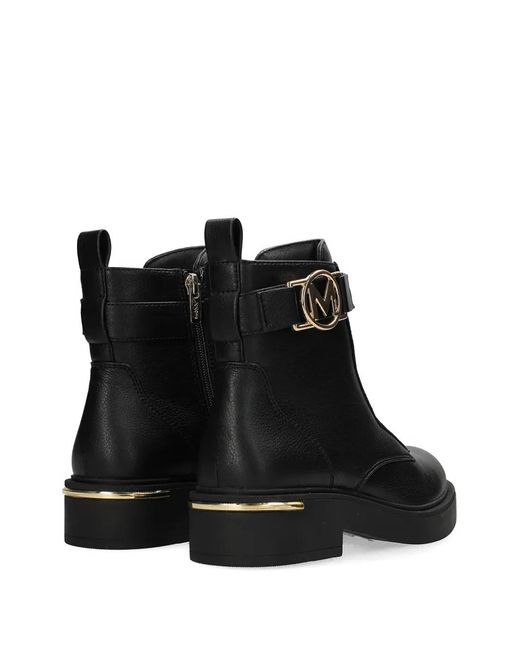 Mexx Black Buckle Zip Boots