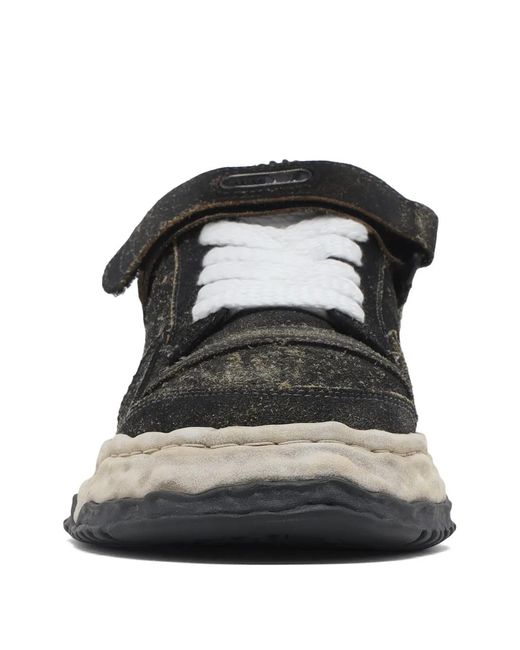 Maison Mihara Yasuhiro Black Keith Og Sole Leather Sneakers for men