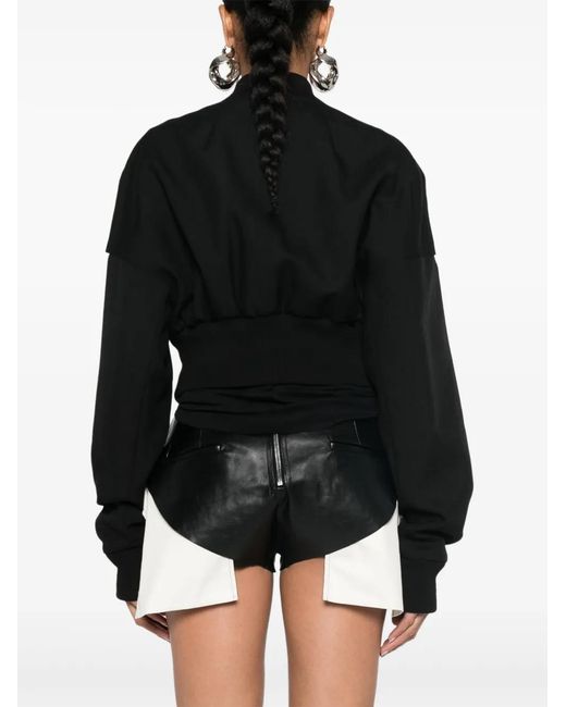 Rick Owens Black Flight Bomber Jacket