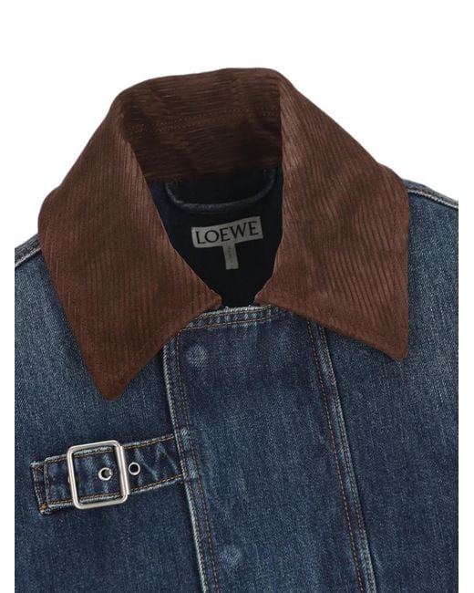 Loewe Blue Short Parka