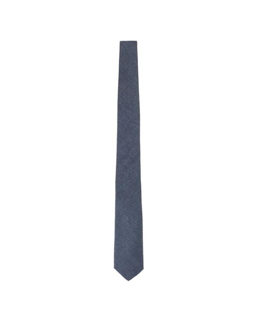 Canali Blue Silk Tie for men