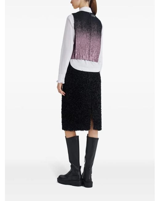 Ports 1961 Blue Gradient-Effect Textured Top