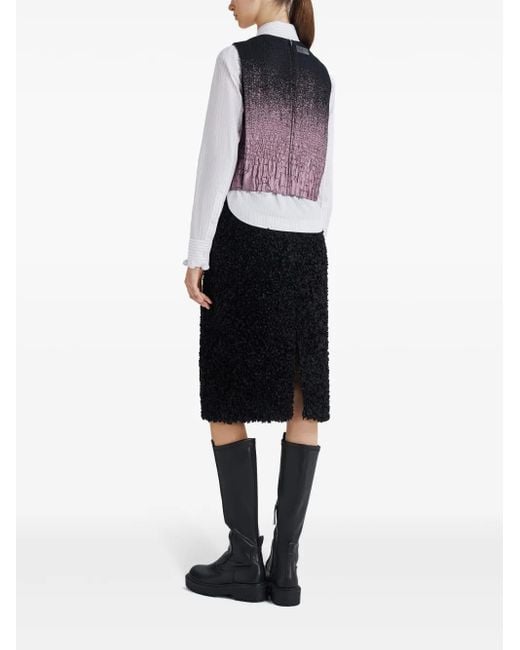 Ports 1961 Blue Gradient-Effect Textured Top