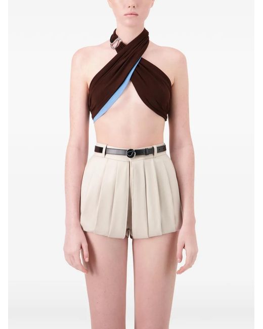 Coperni Black Ceinture En Cuir Infinity À Boucle Logo
