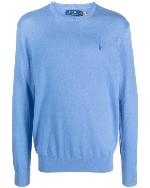 Polo Ralph Lauren Blue Logo Sweater for men