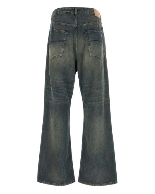 Balenciaga Low-Crotch Jeans in Gray for Men | Lyst
