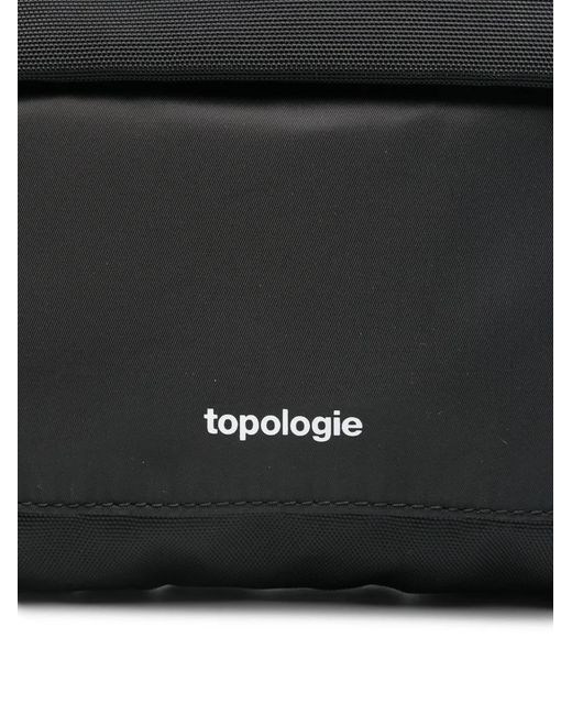 Topologie Black Small Musette Clutch Bag for men