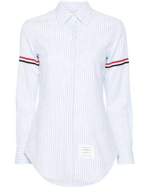 Thom Browne ストライプ シャツ White