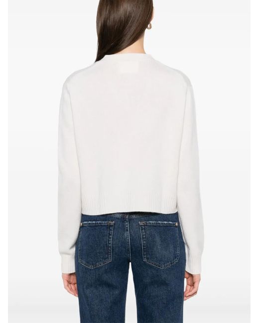 Lisa Yang White Marion Cardigan