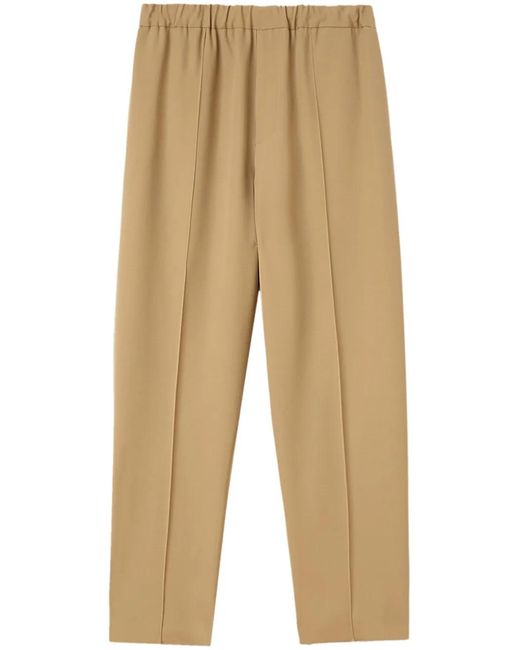 Pantalones ajustados con cinturilla elástica Jil Sander de hombre de color Natural