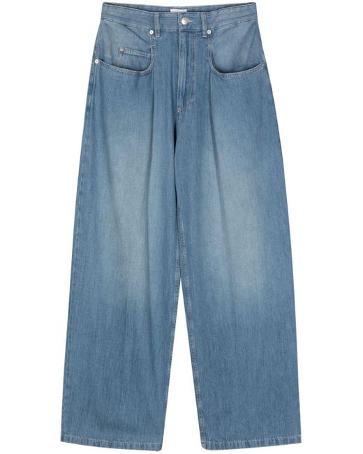 Isabel Marant Jeans Met Wijde Pijpen in het Blue voor heren