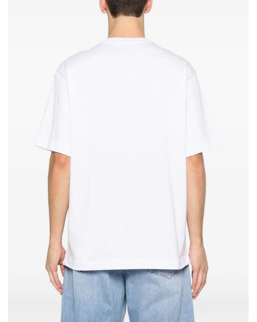 Ferragamo White Logo-Detail T-Shirt for men