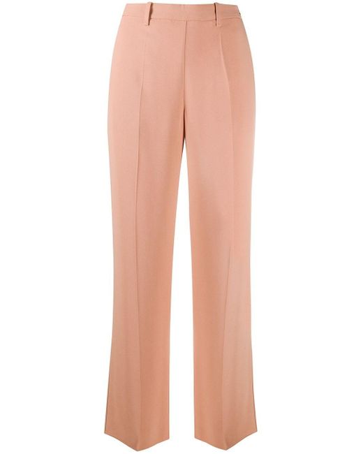 Forte Forte Multicolor High-waisted Straight Leg Trousers