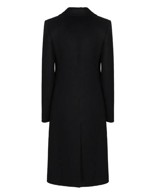 The Row Black Manteau En Laine