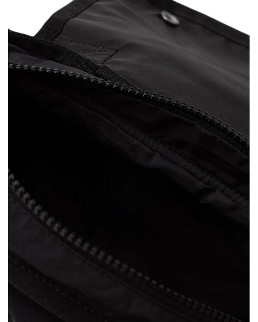 Carhartt Black Logo-Embroidered Foldover Belt Bag
