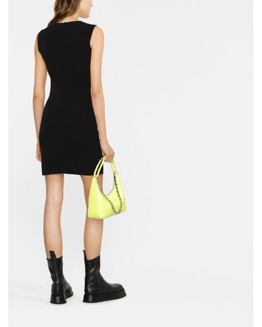 DSquared² Black Crystal-Embellished Sleeveless-Dress