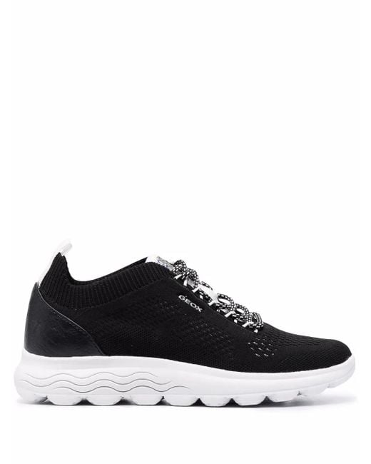 Geox Black Spherica Sneakers
