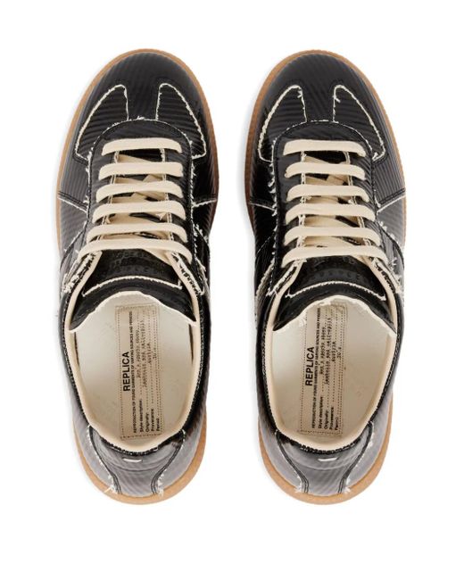 Maison Margiela Black Replica Sneakers