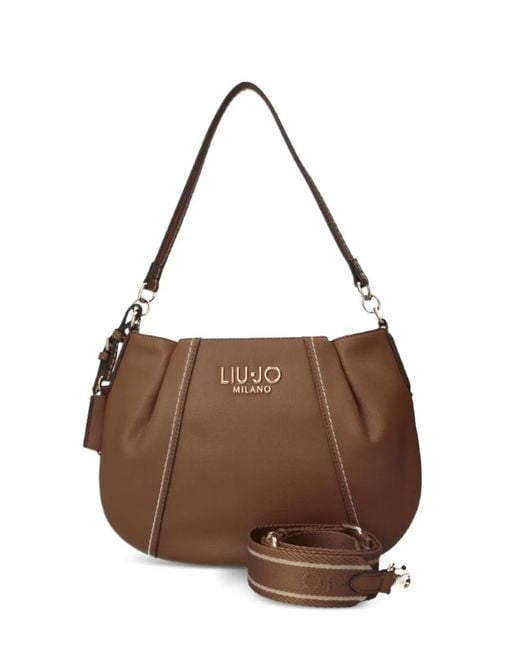 Liu Jo Brown Small Logo Bag