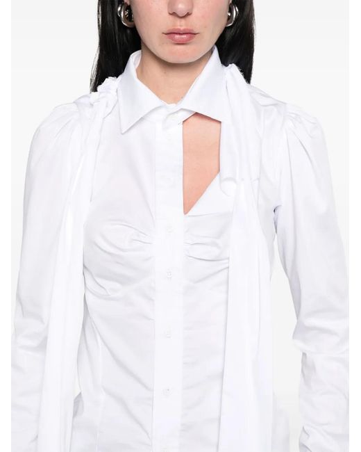OTTOLINGER White Deconstructed Shirt