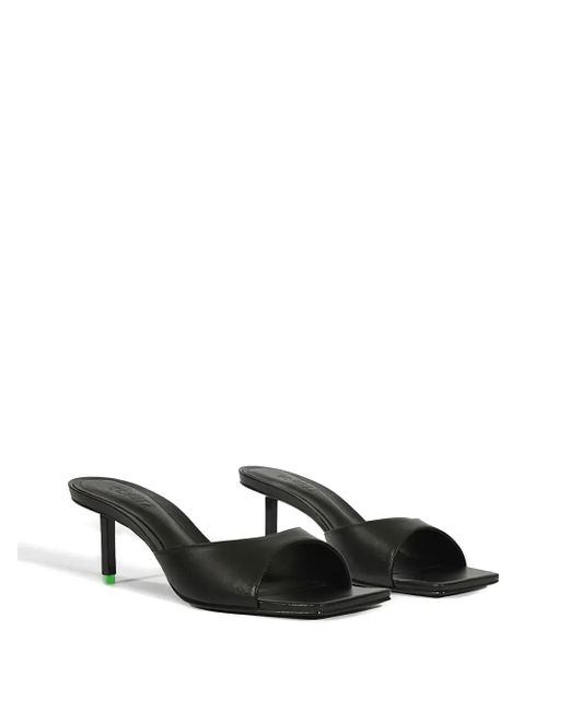SCHUTZ SHOES Black 70Mm Dethalia Pin Square-Toe Heeled Sandals