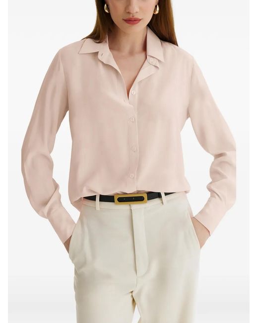 Framboise Natural Reth Silk Shirt