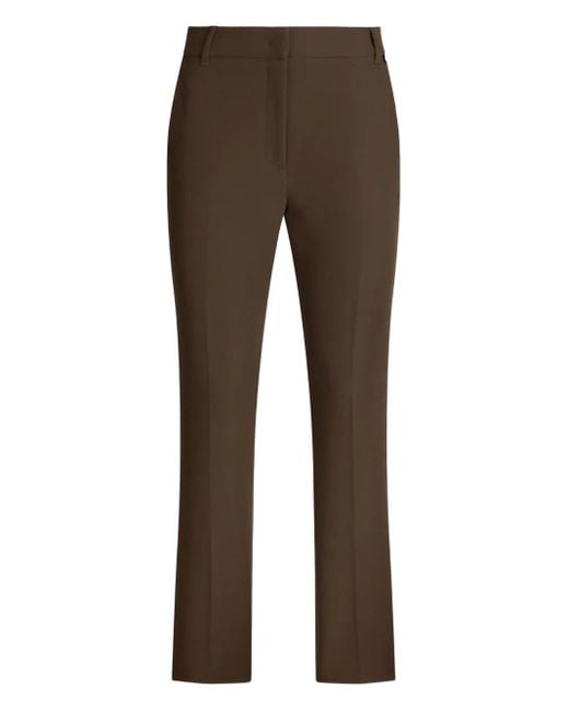 Liu Jo Broek Met Logoplakkaat in het Brown