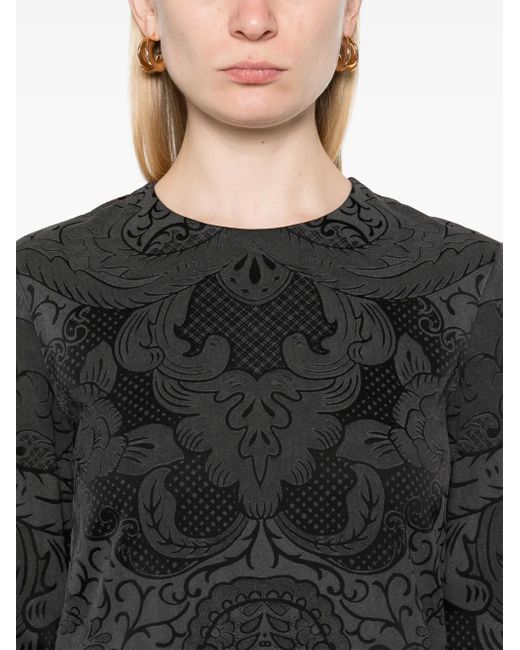 LaDoubleJ Black Swing Midi Dress