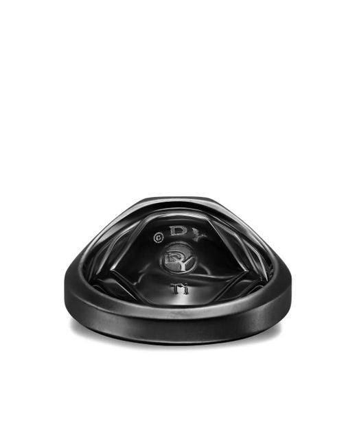 David Yurman Streamline Siegelring in Black für Herren