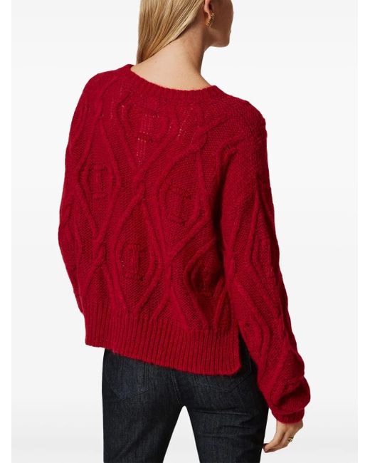 Twinset ドロップショルダー セーター Red