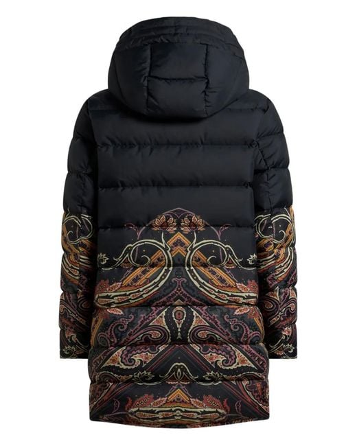 Etro Black Zip-Up Coat