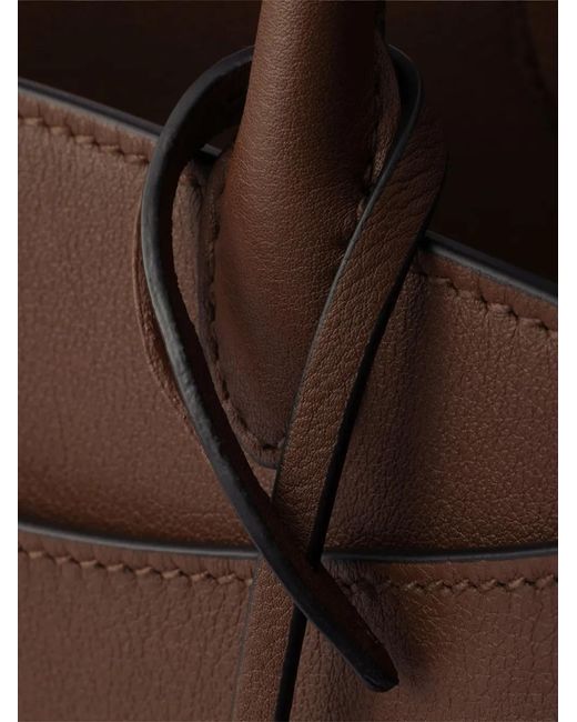 Prada Brown Prelude Large Leather Handbag