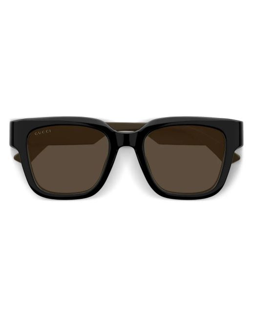 Gucci Brown Square-Frame Sunglasses for men