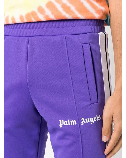 Palm Angels Jogginghose Mit Logo-Print in Blue für Herren