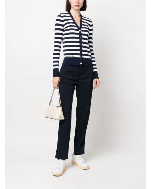 Ralph Lauren Blue Slim-Fit Cotton Trousers