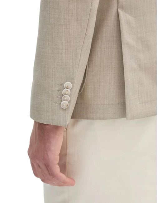 Boss White Double-Breasted Blazer for men