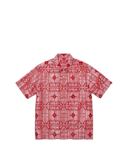 supreme-red-Tray-Jacquard-