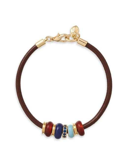 Roxanne Assoulin Metallic Leather Bracelet