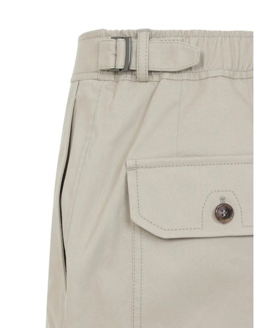 Brioni Gray Sanremo Multiple-Pocket Trousers for men