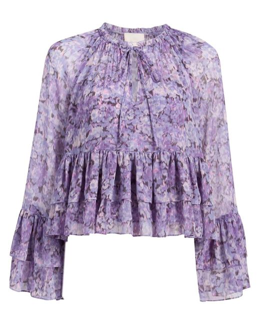 Cinq À Sept Purple Daiya Top