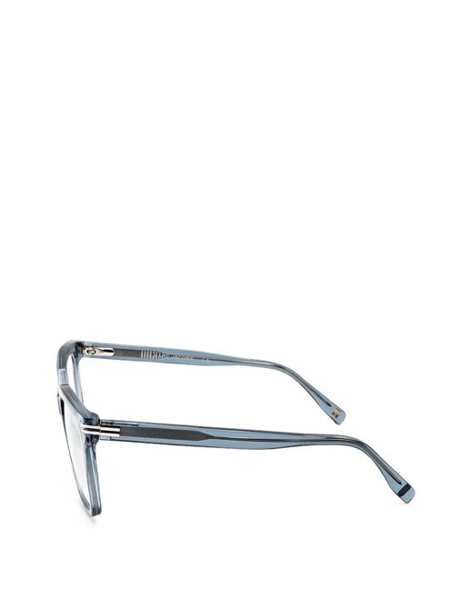 Marc Jacobs White Square-Frame Glasses