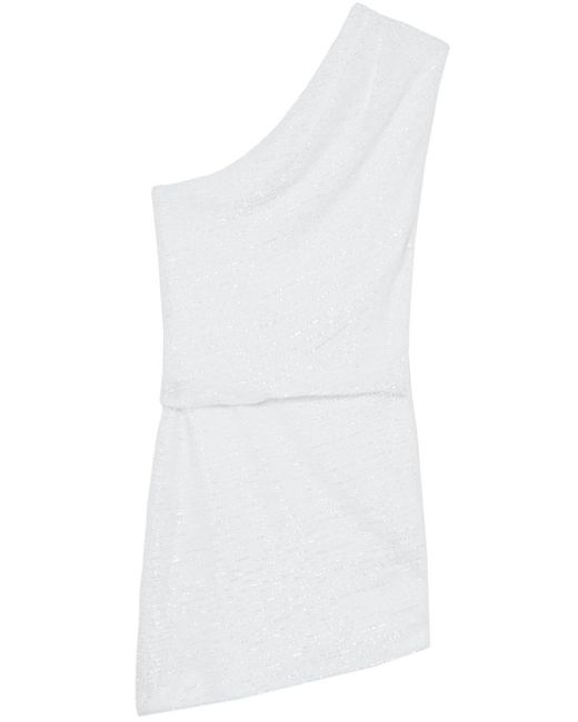Vestido corto de una sola manga IRO de color White