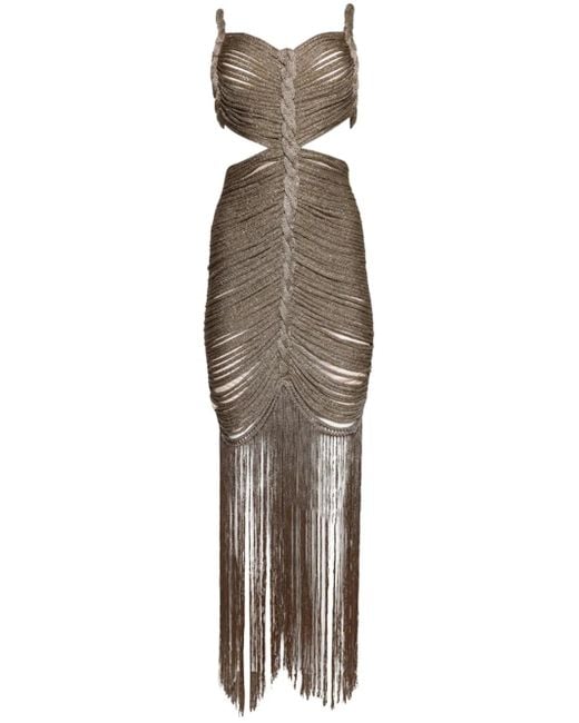 Andrea Almeida Brown Fiorella Dress