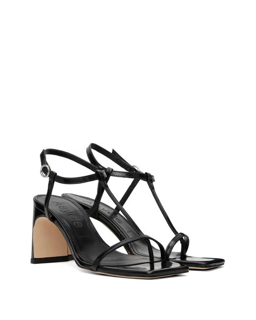Aeyde Black Hilma Sandals