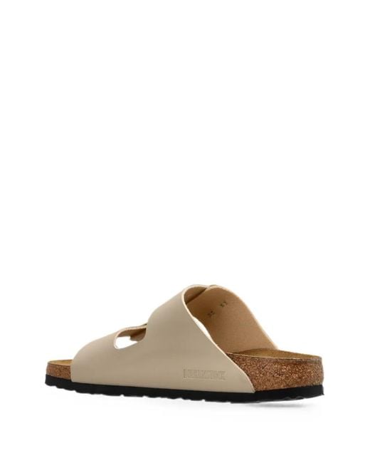 Birkenstock White Arizona Big Buckle Sandals