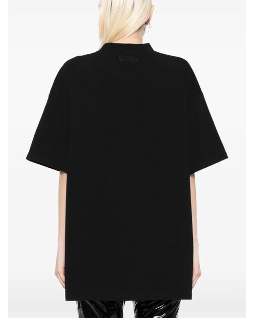 Vetements Black Cotton T-Shirt