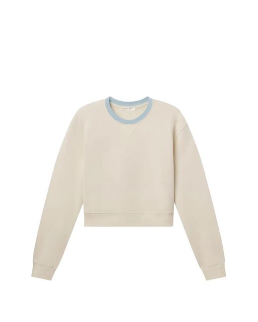 FRAME White The Monte Carlo Cropped Sweater