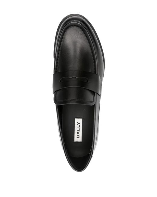 Bally Black Flat Shoes for men